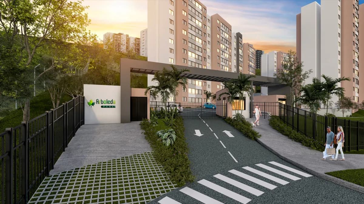 Render del proyecto Arboleda park en Dosquebradas