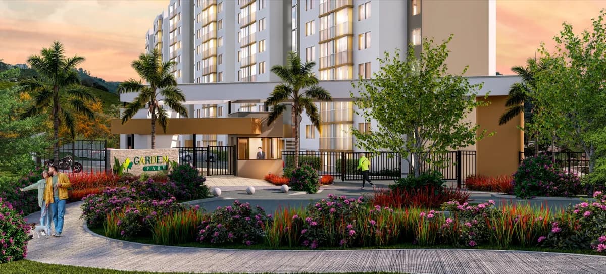 Render del proyecto Garden Park en Dosquebradas